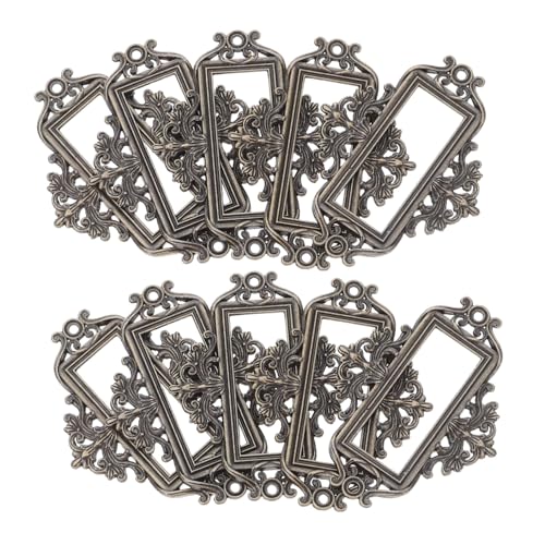 Operitacx 24 Stück Vintage Metall Etikettenhalter mit Rechteckigem Label Card Slot Retro Schubladen Aktenordner Beschriftung für Büro Schrank Holzbox Vielseitig und Dekorativ Operitacx 24 Stück Vintage Metall Etikettenhalter mit Rechteckigem Label Card Slot Retro Schubladen Aktenordner Beschriftung für Büro Schrank Holzbox Vielseitig und Dekorativ von Operitacx