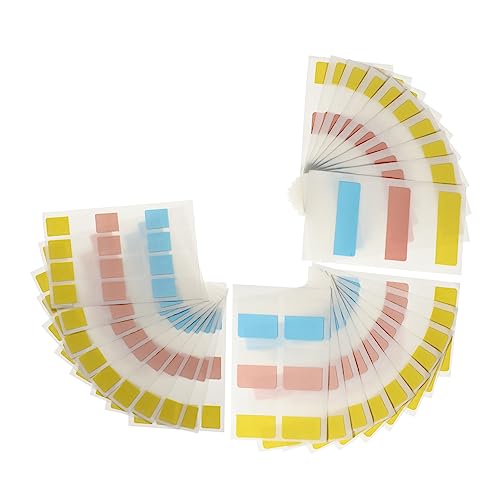 Operitacx 240 Stück Multifunktionale Haftnotizen Selbstklebende Etiketten für Bücher Index Sticker Groß und Kleinformat für Büro und Zuhause von Operitacx