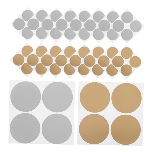 Operitacx 240 Stück Scratch Off Sticker Rund Selbstklebend Robuste DIY Rubbelaufkleber in Gold und Silber Langlebig für Partyspiele Hochzeit Gewinnspiele und Kreative Überraschungen von Operitacx