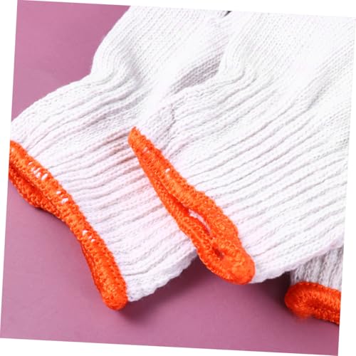 Operitacx 24Paare Anti-rutsch Arbeitshandschuhe aus Baumwollgarn mit Nylon Robuste Schutzhandschuhe für Handwerk Atmungsaktiv Langlebig für Präzise Montagen und Arbeitsschutz von Operitacx