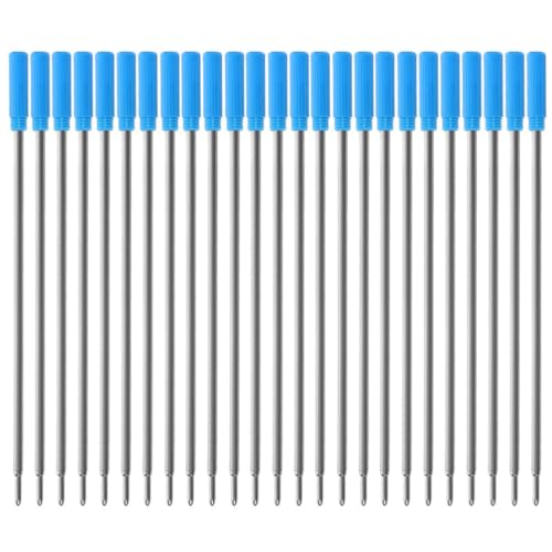 Operitacx 25 Stück Kugelschreiber-Minen Tintenstift-Minen Glattes Schreiben 1 Mm Mittlere Spitze Ersatz-Signatur-Stift-Mine Für Heimbürobedarf Blau Operitacx 25 Stück Kugelschreiber-Minen Tintenstift-Minen Glattes Schreiben 1 Mm Mittlere Spitze Ersatz-Signatur-Stift-Mine Für Heimbürobedarf Blau von Operitacx
