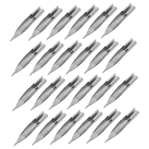 Operitacx 25 Stück Stift Kopf Farbspitzenmarker Ersatz Für Füllfederhalterspitzen Oberflächenstiftspitzen Ersatzspitzen Für Markierungsstifte Ersatzfedern Für Füllfederhalter Silver Metall Operitacx 25 Stück Stift Kopf Farbspitzenmarker Ersatz Für Füllfederhalterspitzen Oberflächenstiftspitzen Ersatzspitzen Für Markierungsstifte Ersatzfedern Für Füllfederhalter Silver Metall von Operitacx