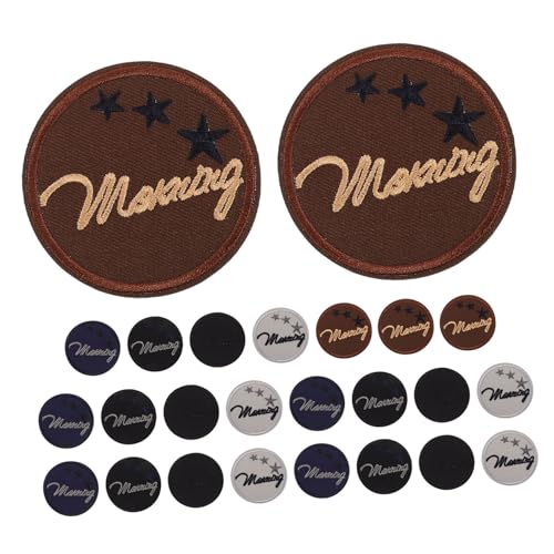 Operitacx 25 Stück Teiliges Diy Stickerei Bügelbild mit Hitzeaktivierbarem Kleber Englische Applikationen für Jeans Kleidung Mützen und Jacken Strapazierfähige Waschbare Reparaturpatches Operitacx 25 Stück Teiliges Diy Stickerei Bügelbild mit Hitzeaktivierbarem Kleber Englische Applikationen für Jeans Kleidung Mützen und Jacken Strapazierfähige Waschbare Reparaturpatches von Operitacx