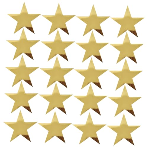 Operitacx 25 Stück Teiliges Papier Sterne Goldfarben Große Deko Glänzende Hochzeitsparty Dekoration Foto Requisite Festliche Wanddekoration für Feierlichkeiten von Operitacx