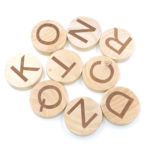 Operitacx 26 Stück Holz Alphabet Rundstücke Teiliges Dicke Holzbuchstaben für Diy Bastelprojekte und Lernspielzeug und Sicher für Kreative Anwendungen Operitacx 26 Stück Holz Alphabet Rundstücke Teiliges Dicke Holzbuchstaben für Diy Bastelprojekte und Lernspielzeug und Sicher für Kreative Anwendungen von Operitacx