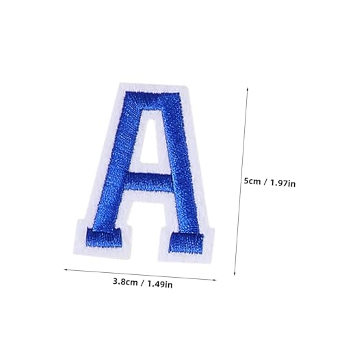 Operitacx 26 Stück Teiliges Bügel Buchstaben Patches aus Polyester Bestickte Alphabet Applikationen zum Aufbügeln und Nähen Langlebig und Vielseitig für Kleidung Jeans Rucksäcke und Taschen Operitacx 26 Stück Teiliges Bügel Buchstaben Patches aus Polyester Bestickte Alphabet Applikationen zum Aufbügeln und Nähen Langlebig und Vielseitig für Kleidung Jeans Rucksäcke und Taschen von Operitacx