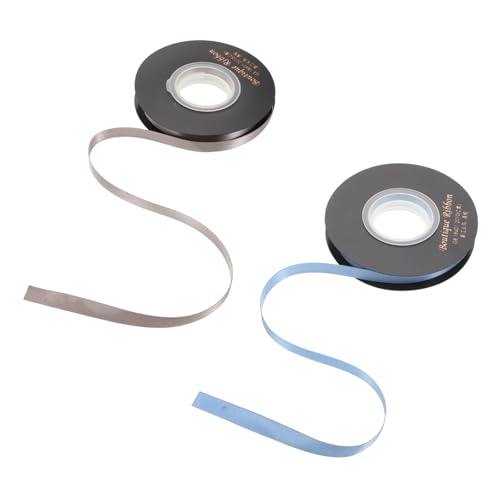 Operitacx 2Rollen Geschenkband Doppelseitiges Polyesterband Yards für DIY Projekte Blumensträuße und Festliche Geschenkverpackungen Nebelblau Metallic Operitacx 2Rollen Geschenkband Doppelseitiges Polyesterband Yards für DIY Projekte Blumensträuße und Festliche Geschenkverpackungen Nebelblau Metallic von Operitacx