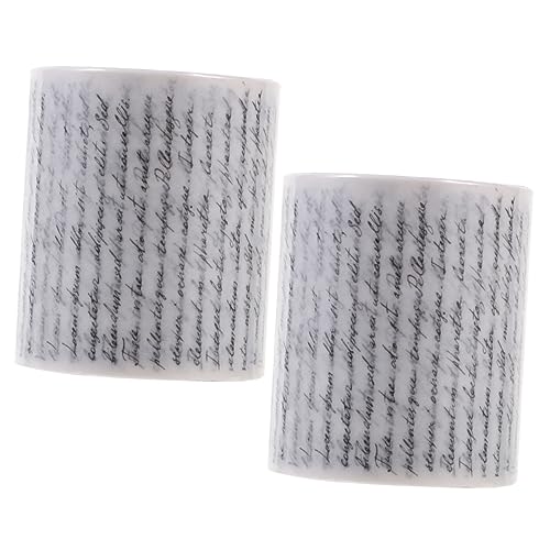Operitacx 2Rollen Retro Gothic Washi Tape Dekoratives Klebeband für Scrapbooking und Journaling Vielseitig Einsetzbar für DIY Projekte von Operitacx