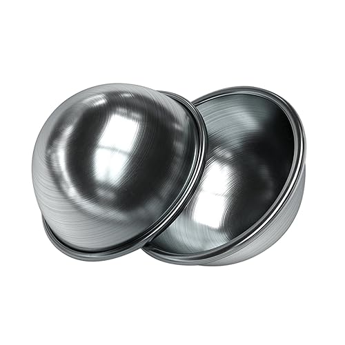Operitacx 2Stücke Badekugelform Metall Für DIY Badekugeln Badebombenformen Zur Herstellung Von Individuellen Badekugeln Für Badeerlebnisse Operitacx 2Stücke Badekugelform Metall Für DIY Badekugeln Badebombenformen Zur Herstellung Von Individuellen Badekugeln Für Badeerlebnisse von Operitacx