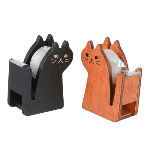 Operitacx 2er Set Niedliche Katzen Tape Dispenser Vintage Klebeband Halter + Adorable Tape Holder Für Büro Und Zuhause Operitacx 2er Set Niedliche Katzen Tape Dispenser Vintage Klebeband Halter + Adorable Tape Holder Für Büro Und Zuhause von Operitacx