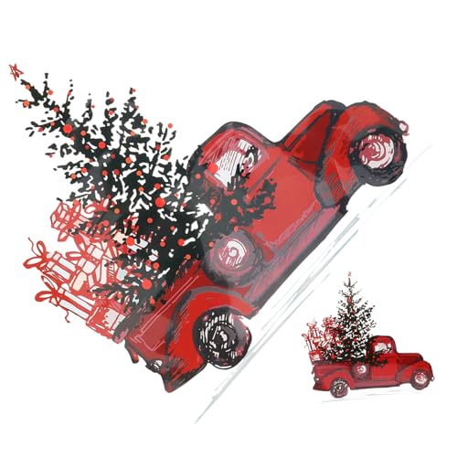 Operitacx 2 Stücke Wärmeübertragung Aufkleber Weihnachten Auto Eisen Auf Aufkleber Für T-shirt Kleidung Patch von Operitacx