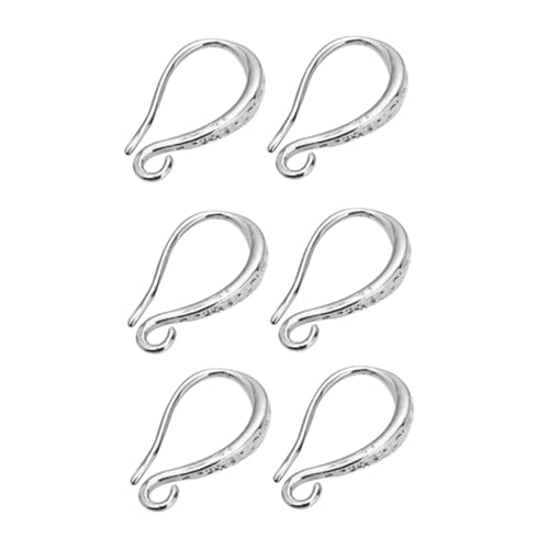 Operitacx 3 Paar Ohrhaken Ohrring Zubehör Weißgold Lifting Ear Hook Metall DIY Schmuckherstellung Halbfertige Ohrringe Kreative Ohrhaken Zubehör für Damen von Operitacx