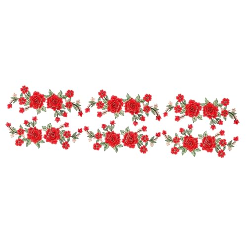 Operitacx 3 Paare Stylische Blumenmuster Patches Dekorative Stickapplikationen für Kleidung Diy Accessoires für Kreative Projekte und Gestaltung Operitacx 3 Paare Stylische Blumenmuster Patches Dekorative Stickapplikationen für Kleidung Diy Accessoires für Kreative Projekte und Gestaltung von Operitacx