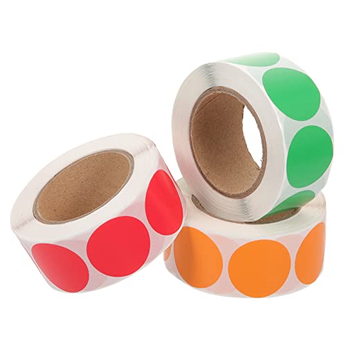 Operitacx 3 Rollen Colored Dot Aufkleber Selbstklebende Runde Beschriften und Organisieren im Büro Zuhause und Schule Operitacx 3 Rollen Colored Dot Aufkleber Selbstklebende Runde Beschriften und Organisieren im Büro Zuhause und Schule von Operitacx
