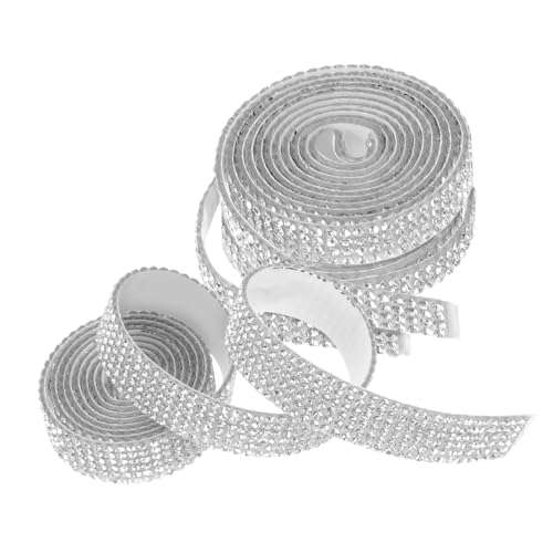 Operitacx 3 Rollen Glitzernde Rhinestone Ribbons für Diy Handwerk Kleidung Schuhe Taschen Hochzeiten und Partydekoration Langlebig und Vielseitig Einsetzbar Operitacx 3 Rollen Glitzernde Rhinestone Ribbons für Diy Handwerk Kleidung Schuhe Taschen Hochzeiten und Partydekoration Langlebig und Vielseitig Einsetzbar von Operitacx