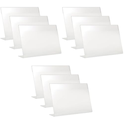 Operitacx 3 Sätze Acryl Schild Halter Förmiger Tischaufsteller Für Transparente Preisschilder Für Einzelhandel Und Supermärkte Stabil Und Wiederverwendbar 3 Stück * 3 Operitacx 3 Sätze Acryl Schild Halter Förmiger Tischaufsteller Für Transparente Preisschilder Für Einzelhandel Und Supermärkte Stabil Und Wiederverwendbar 3 Stück * 3 von Operitacx