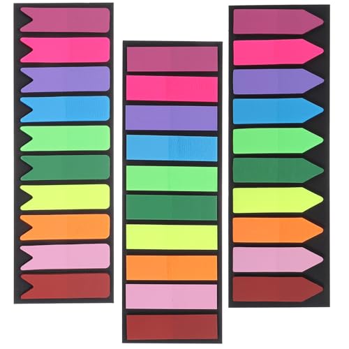 Operitacx 3 Sätze Bunte Haftnotizen Selbstklebende Lese Markierungen Transparente Index Tabs für Notizen Seitenmarkierungen und Annotationen im Büro oder Zuhause Operitacx 3 Sätze Bunte Haftnotizen Selbstklebende Lese Markierungen Transparente Index Tabs für Notizen Seitenmarkierungen und Annotationen im Büro oder Zuhause von Operitacx