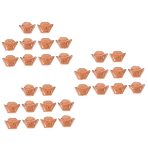 Operitacx 3 Sätze Diy Holzperlen Ingots Form Lose Abstandshalter Für Schmuck Tragbare Bastelperlen Holz Für Armbänder Und Kreative Projekte 10 Stück * 3 Operitacx 3 Sätze Diy Holzperlen Ingots Form Lose Abstandshalter Für Schmuck Tragbare Bastelperlen Holz Für Armbänder Und Kreative Projekte 10 Stück * 3 von Operitacx