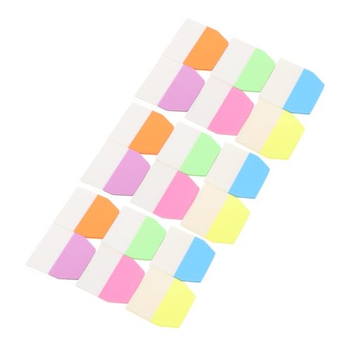Operitacx 3 Sätze Farbige Sticky Tabs Beschreibbare Haftstreifen Wiederablösbare Index Register für Notizbücher Aktenordner Dokumente Vielseitige Sichere Haftung und Praktische Organisation von Operitacx
