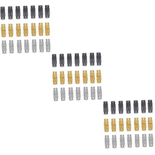 Operitacx 3 Sätze Halsketten Gliederschnalle Schlüsselverschluss Schmuck Schraubschnallen Kordel Endkappen Halskettenkappen Messingschnallen Halsketten Endkappen DIY 120 Stück * 3 Operitacx 3 Sätze Halsketten Gliederschnalle Schlüsselverschluss Schmuck Schraubschnallen Kordel Endkappen Halskettenkappen Messingschnallen Halsketten Endkappen DIY 120 Stück * 3 von Operitacx