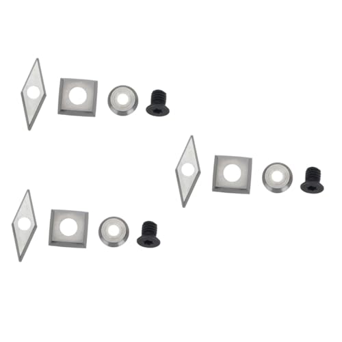 Operitacx 3 Sätze Holzbearbeitung Drehklinge Schlüssel Hartmetall Maschinistenwerkzeuge Cutter Vierkantklinge Aus Wolframkarbid Wolframkarbid-rundklinge Silver 4 Stück * 3 Operitacx 3 Sätze Holzbearbeitung Drehklinge Schlüssel Hartmetall Maschinistenwerkzeuge Cutter Vierkantklinge Aus Wolframkarbid Wolframkarbid-rundklinge Silver 4 Stück * 3 von Operitacx