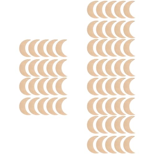 Operitacx 3 Sätze Holzscheiben Mondform Diy Unbehandelte Holzstücke Für Kreative Malprojekte Für Und Dekoration 20 Stück * 3 Operitacx 3 Sätze Holzscheiben Mondform Diy Unbehandelte Holzstücke Für Kreative Malprojekte Für Und Dekoration 20 Stück * 3 von Operitacx