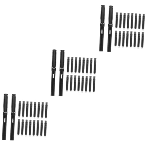 Operitacx 3 Sätze Kalligraphie Füllfederhalter Schwarze Tintennachfüller und Wiederverwendbare Stifte mit Feiner Spitze für Schreiben und Zeichnen Ergonomisches Design für Angenehmes Halten Operitacx 3 Sätze Kalligraphie Füllfederhalter Schwarze Tintennachfüller und Wiederverwendbare Stifte mit Feiner Spitze für Schreiben und Zeichnen Ergonomisches Design für Angenehmes Halten von Operitacx