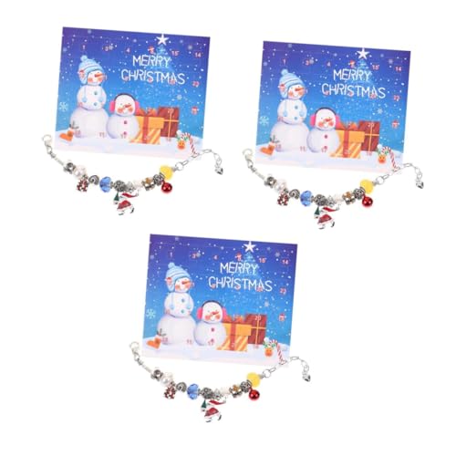 Operitacx 3 Sätze Kreatives Diy Armband Set mit Zarten Legierungs Wristchains Vielseitige Schmuckkombination im Festlichen Kalender Geschenkbox Design für Weihnachten und Besondere Anlässe Operitacx 3 Sätze Kreatives Diy Armband Set mit Zarten Legierungs Wristchains Vielseitige Schmuckkombination im Festlichen Kalender Geschenkbox Design für Weihnachten und Besondere Anlässe von Operitacx
