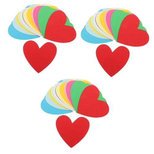 Operitacx 3 Sätze Liebe Handpapierschnitt Dekorativer Tapetenausschnitt Kindergarten Papierherz Herznoten Präsentation Im Klassenzimmer Schnitte Herzförmige Karte Wanddekoration 30 Stück * 3 von Operitacx