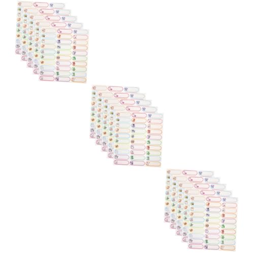 Operitacx 3 Sätze Namensaufkleber Nennen Sie Tag -aufkleber Namensetiketten Hochzeit Schild Vinyl Etiketten Für Schulbedarf Name Tag -aufkleber Pvc Selbstklebend 5 Blätter * 3 Operitacx 3 Sätze Namensaufkleber Nennen Sie Tag -aufkleber Namensetiketten Hochzeit Schild Vinyl Etiketten Für Schulbedarf Name Tag -aufkleber Pvc Selbstklebend 5 Blätter * 3 von Operitacx