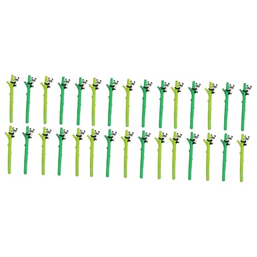 Operitacx 3 Sätze Panda Gel Stift Tierstifte Schreiben Panda-stifte Cartoon Stationery Panda Shape Pen Office-gel-tintenstifte Partygeschenk Kugelschreiber Plastik 10 Stück * 3 von Operitacx
