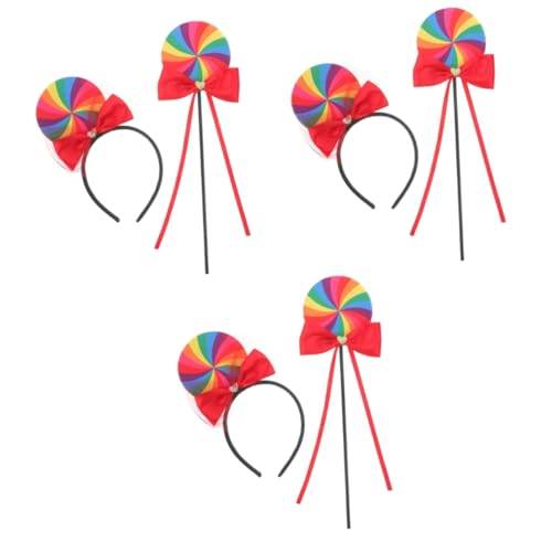 Operitacx 3 Sätze Rainbow Haarschmuck für Haarband und Zauberstab für Geburtstagsfeiern Tänze und Feste Komfortabler Sitz und Individuelles Design Operitacx 3 Sätze Rainbow Haarschmuck für Haarband und Zauberstab für Geburtstagsfeiern Tänze und Feste Komfortabler Sitz und Individuelles Design von Operitacx