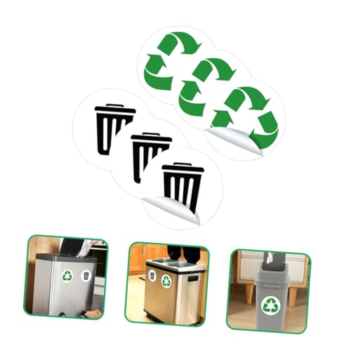 Operitacx 3 Sätze Selbstklebende Mülltonnenaufkleber PVC Recycling Etiketten für Abfalltrennung und Müllsortierung Langlebig Umweltfreundlich Geeignet für Glatte Oberflächen und Behälter Operitacx 3 Sätze Selbstklebende Mülltonnenaufkleber PVC Recycling Etiketten für Abfalltrennung und Müllsortierung Langlebig Umweltfreundlich Geeignet für Glatte Oberflächen und Behälter von Operitacx