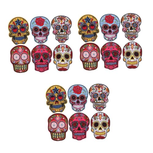Operitacx 3 Sätze Teiliges Gestickte Aufnäher Aufbügeln Für Halloween Vielseitig Für Diy Kleidung Und Reparatur Modische Und Langlebige Applikationen 6 Stücke * 3 Operitacx 3 Sätze Teiliges Gestickte Aufnäher Aufbügeln Für Halloween Vielseitig Für Diy Kleidung Und Reparatur Modische Und Langlebige Applikationen 6 Stücke * 3 von Operitacx
