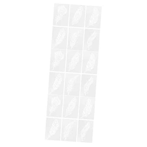 Operitacx 3 Sätze Teiliges Malschablonen Für Diy Luftige Muster Schablonen Für Kreative Malprojekte Holz Wänden Für Erwachsene Für Gemütliche Bastelstunden 6 Stück * 3 von Operitacx