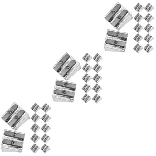 Operitacx 3 Sätze Teiliges Metall Bleistiftspitzer Doppelspitziger Manueller Anspitzer Scharf Und Für Schule Büro Und Zuhause Langlebiges Aluminiumlegierung Design Geeignet Für 12 Stücke * 3 Operitacx 3 Sätze Teiliges Metall Bleistiftspitzer Doppelspitziger Manueller Anspitzer Scharf Und Für Schule Büro Und Zuhause Langlebiges Aluminiumlegierung Design Geeignet Für 12 Stücke * 3 von Operitacx