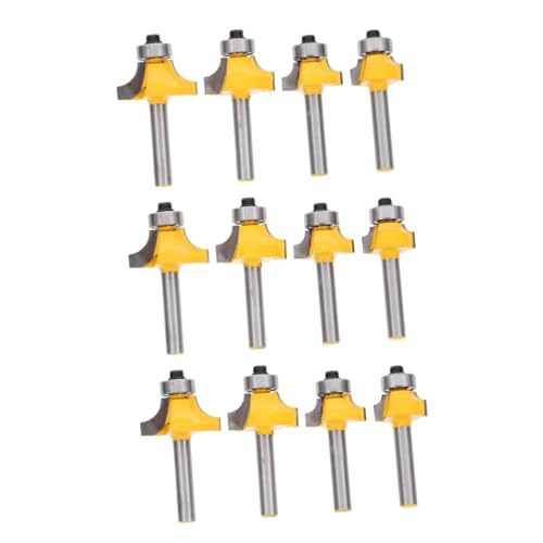 Operitacx 3 Sätze Teiliges Rundfräser Für Holzarbeiten Hochwertige Abrundfräser Für Oberfräse Für Diy Projekte Und Professionelle Anwendungen Langlebig Und Vielseitig Einsetzbar 4 Stück * 3 von Operitacx