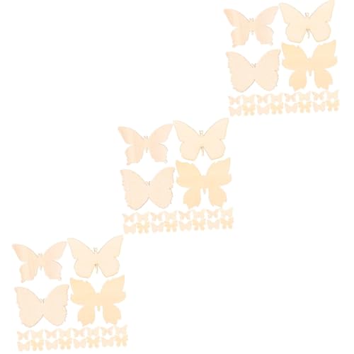 Operitacx 3 Sätze Teiliges Set Unvollendete Holzformen Für Kreative Bastelprojekte Diy Schmetterlinge Naturbelassenem Holz Für Dekorationen Bastelbedarf Und Mehr 48 Stück * 3 Operitacx 3 Sätze Teiliges Set Unvollendete Holzformen Für Kreative Bastelprojekte Diy Schmetterlinge Naturbelassenem Holz Für Dekorationen Bastelbedarf Und Mehr 48 Stück * 3 von Operitacx