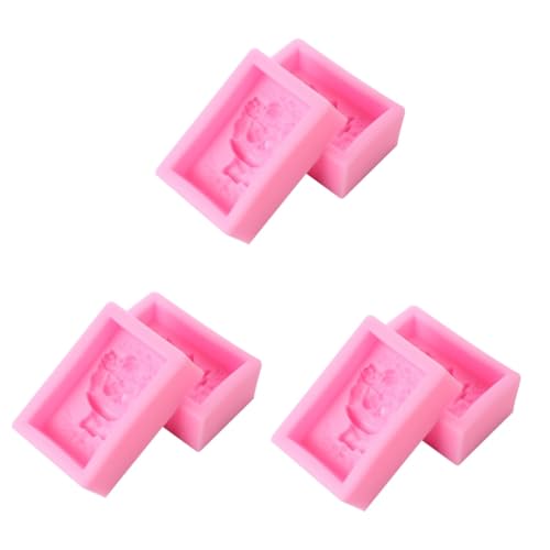 Operitacx 3 Sätze Teiliges Silikonform Weihnachtsmann Für Diy Seifen Kerzen Kuchen Flexible Gießform Mit Einzigartigem Muster Einfaches Entformen Für Kreative 2 Stücke * 3 von Operitacx