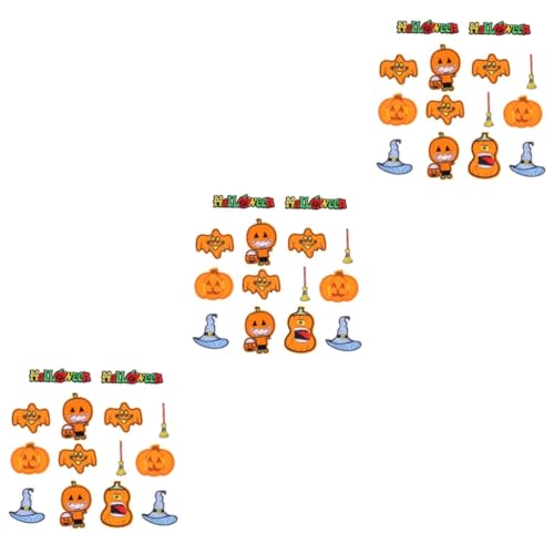 Operitacx 3 Sätze Teiliges Waschbare Aufbügel Patches Halloween Stoffaufnäher Mit Besticktem Kürbis Und Design Vielseitig Für Jacken Rucksäcke Taschen Dekorative Applikationen 14 Stücke * 3 von Operitacx
