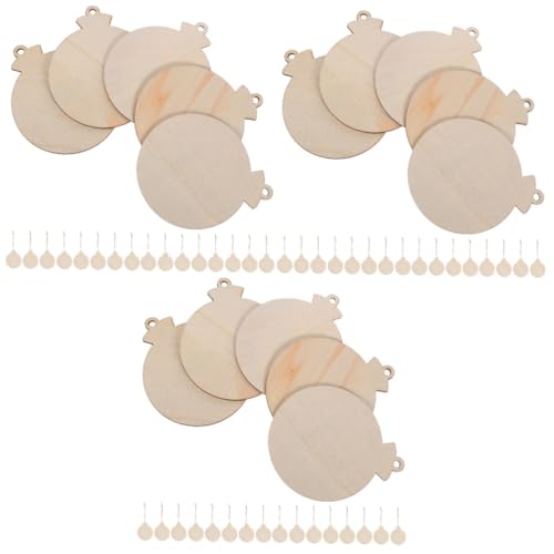 Operitacx 3 Sätze Unfertige Holzscheiben Mit Loch Vorbohrbare Holzscheiben Für Diy Weihnachtsornamente Bastelbedarf Und Dekoration Für Festtage 50 Stück * 3 Operitacx 3 Sätze Unfertige Holzscheiben Mit Loch Vorbohrbare Holzscheiben Für Diy Weihnachtsornamente Bastelbedarf Und Dekoration Für Festtage 50 Stück * 3 von Operitacx