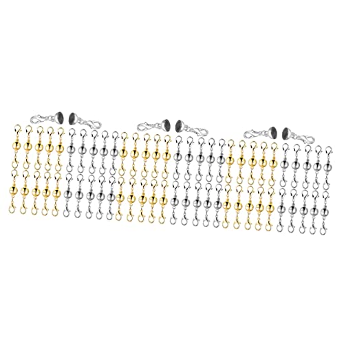 Operitacx 3 Sätze Verbindungsschnalle Armbandverschlüsse Gold Magnetverschlüsse Für Halsketten Schlüsselclips Silberne Krallenverbinder Anhängerverschluss Für Halskette Schwarzer 20 Stück * 3 Operitacx 3 Sätze Verbindungsschnalle Armbandverschlüsse Gold Magnetverschlüsse Für Halsketten Schlüsselclips Silberne Krallenverbinder Anhängerverschluss Für Halskette Schwarzer 20 Stück * 3 von Operitacx