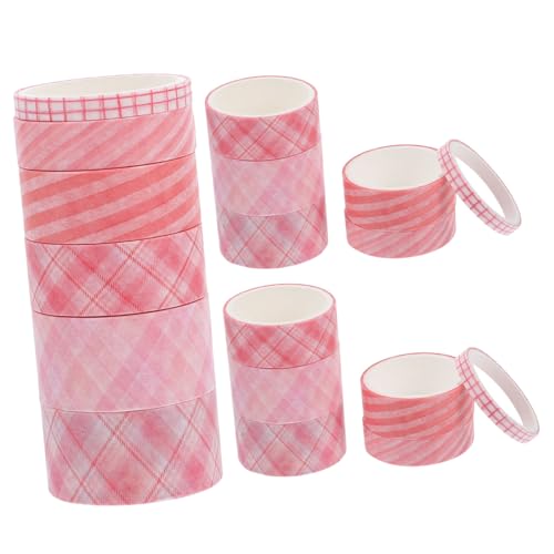 Operitacx 3 Sätze Washi Tape Set Dekoratives Masking Tape für Diy Projekte Scrapbooking Journaling und Planer Klebebänder Verschiedenen Mustern Karo von Operitacx