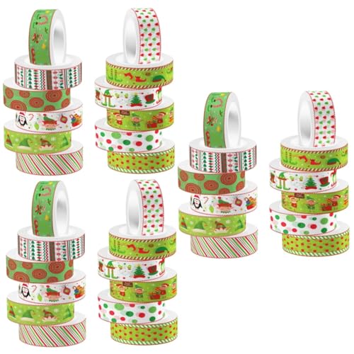 Operitacx 3 Sätze Weihnachts Washi Tape Dekoratives Klebeband Für Diy Scrapbooking Und Handwerk Für Tagebücher Und Kreative Projekte 12 Rollen * 3 Operitacx 3 Sätze Weihnachts Washi Tape Dekoratives Klebeband Für Diy Scrapbooking Und Handwerk Für Tagebücher Und Kreative Projekte 12 Rollen * 3 von Operitacx