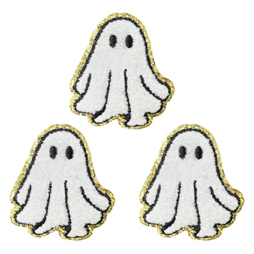 Operitacx 3 Stickapplikationen Zum Aufbügeln Waschbare Stoffflicken Für Kleidung Jeans Jacken Schuhe – Halloween Patches – Bekleidungszubehör von Operitacx