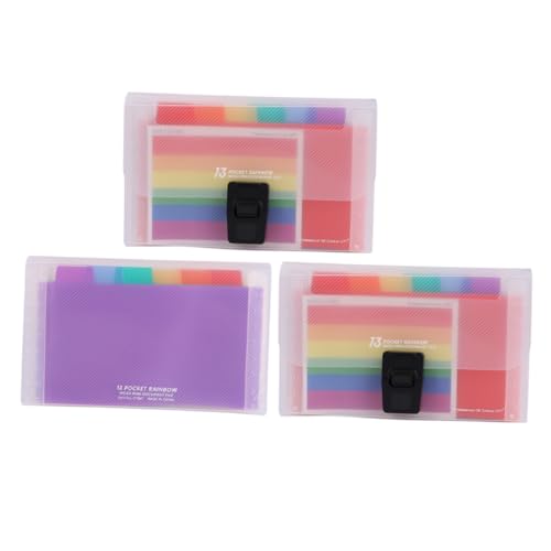 Operitacx 3 Stück Fächermappe mit Erweiterbarer Accordion Folder Mehrschichtiger Dokumentenorganizer für Büro Schule und Reise und Langlebig Operitacx 3 Stück Fächermappe mit Erweiterbarer Accordion Folder Mehrschichtiger Dokumentenorganizer für Büro Schule und Reise und Langlebig von Operitacx