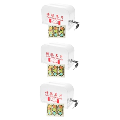 Operitacx 3 Stück Fall Kasse Spitze Namenskarten-organizer Aufbewahrungsbox Für Karten Aufbewahrungsboxen Favorisieren Visitenkartenhalter-organizer Brieftasche Sperren Plastik Transparent Operitacx 3 Stück Fall Kasse Spitze Namenskarten-organizer Aufbewahrungsbox Für Karten Aufbewahrungsboxen Favorisieren Visitenkartenhalter-organizer Brieftasche Sperren Plastik Transparent von Operitacx