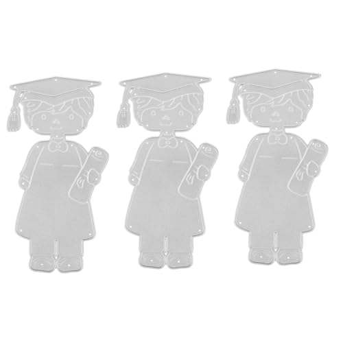 Operitacx 3 Stück Graduation Cutting für Diy Kartenherstellung Robuste Stanzform Kohlenstoffstahl für Scrapbooking und Papierhandwerk Für Kreative Abschiedsdesigns für Grußkarten Operitacx 3 Stück Graduation Cutting für Diy Kartenherstellung Robuste Stanzform Kohlenstoffstahl für Scrapbooking und Papierhandwerk Für Kreative Abschiedsdesigns für Grußkarten von Operitacx