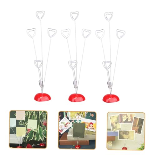 Operitacx 3 Stück Herzförmige Notizhalter aus Resin Vielseitige Fotoklammern und Memo Clips für Tischkarten Namenskarten und Papiere Praktische Aufsteller für Büro Restaurant und Zuhause Operitacx 3 Stück Herzförmige Notizhalter aus Resin Vielseitige Fotoklammern und Memo Clips für Tischkarten Namenskarten und Papiere Praktische Aufsteller für Büro Restaurant und Zuhause von Operitacx
