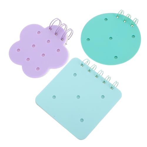 Operitacx 3 Stück Kawaii Notizblöcke Mini Silikon Memo Pads für Unterwegs Tragbare Schreibblätter für Büro und Studium Langlebig und Handlich für Notizen und Ideen von Operitacx